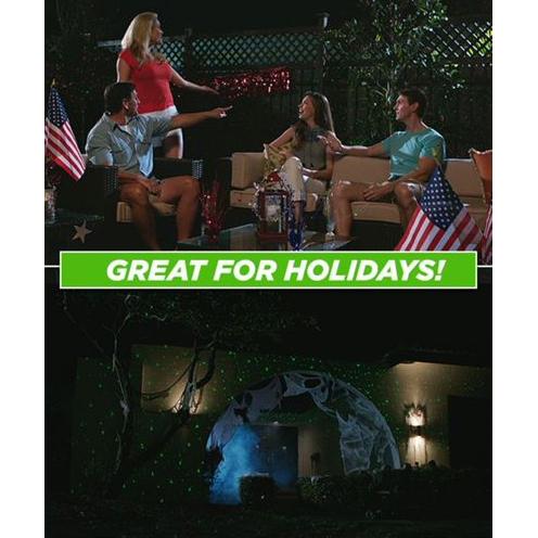 Startastic Holiday Laser Light Show, Static and Motion Features Home Lighting - DailySale