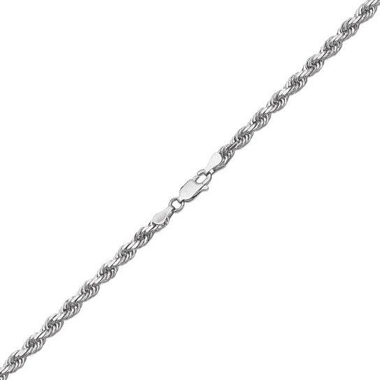 Sterling Silver 1.3mm Rope Twisted Link Chain Necklace Necklaces - DailySale