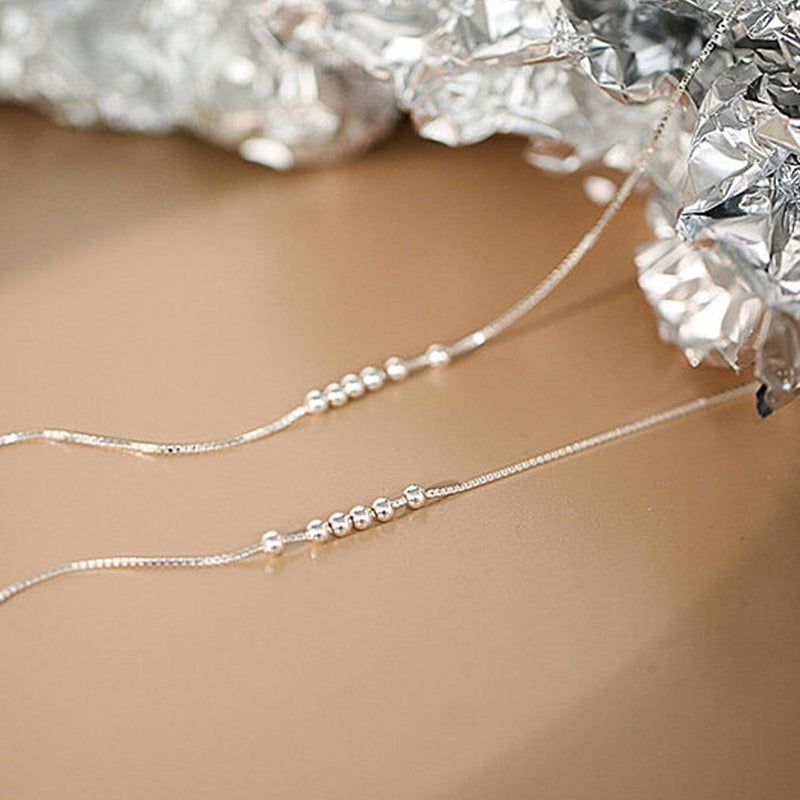 Sterling Silver Bead Ball Charm Bracelet Jewelry - DailySale
