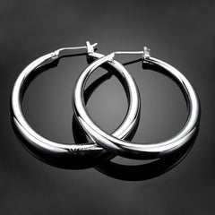 Sterling Silver Hoop Earrings