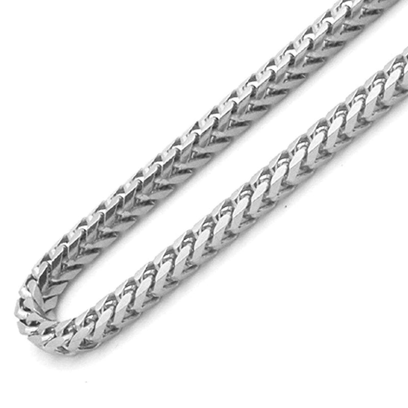 Sterling Silver Italian 2.5mm Franco Square Box Link Chain Necklaces - DailySale