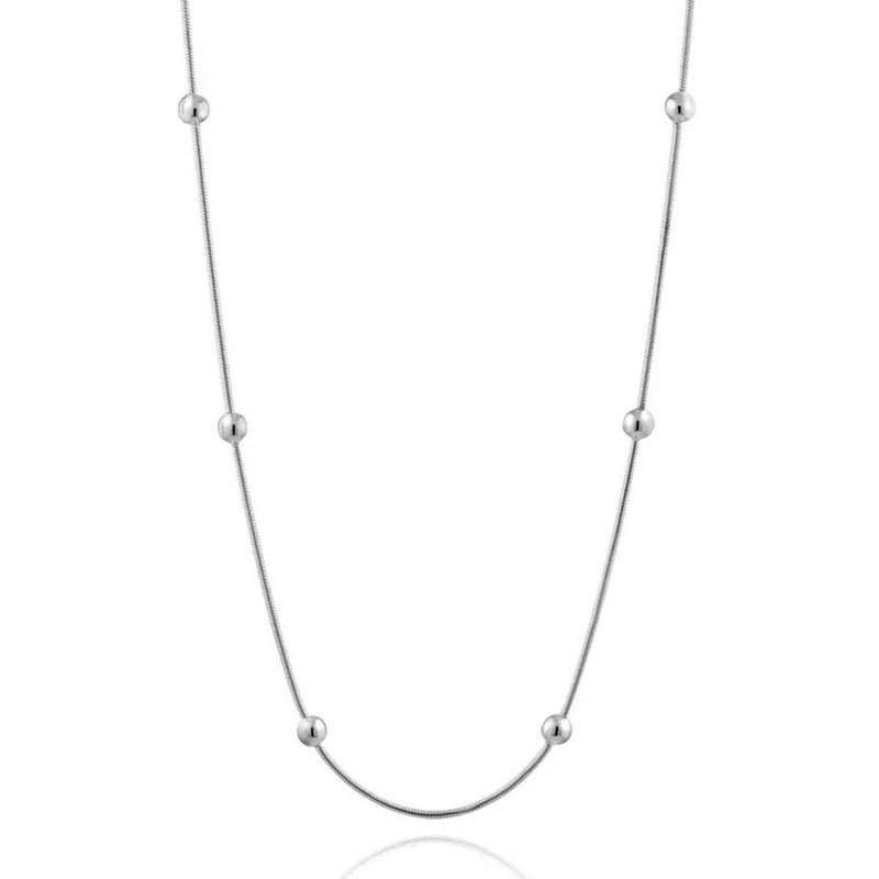 Sterling Silver Snake with Ball Necklace Chain by Paolo Fortelini Necklaces 16" - DailySale