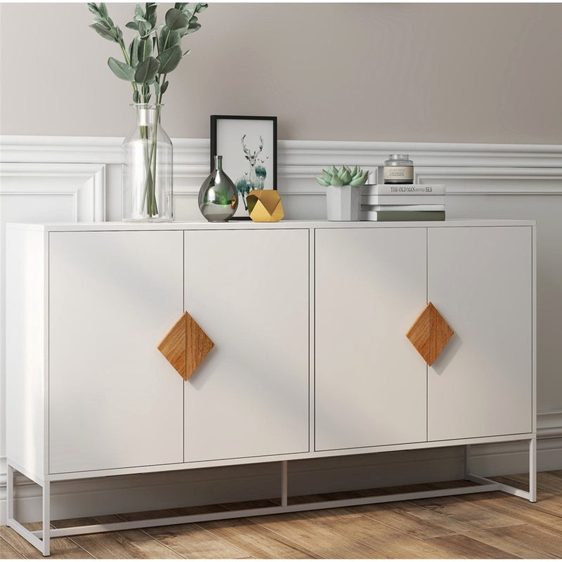 Storage Sideboard Cabinet White