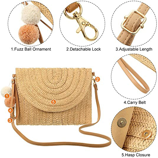 Straw Handmade Shoulder Bag Bags & Travel - DailySale