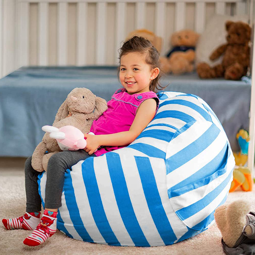 Stuffed Animal Storage Bean Bag Chair Cover Closet & Storage - DailySale