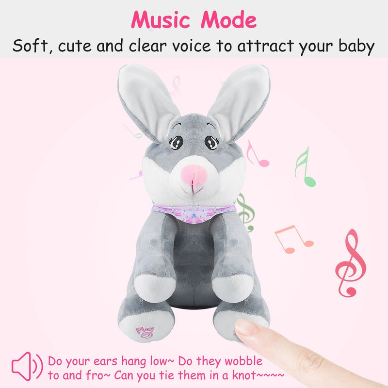 Stuffed Plush Rabbit Doll Toy Animated Talking and Singing Toys & Games - DailySale