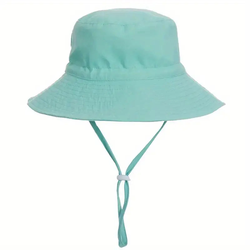 Summer Baby Anti UV Bucket Cap Sports & Outdoors Blue Green 6-36 Months Baby - DailySale