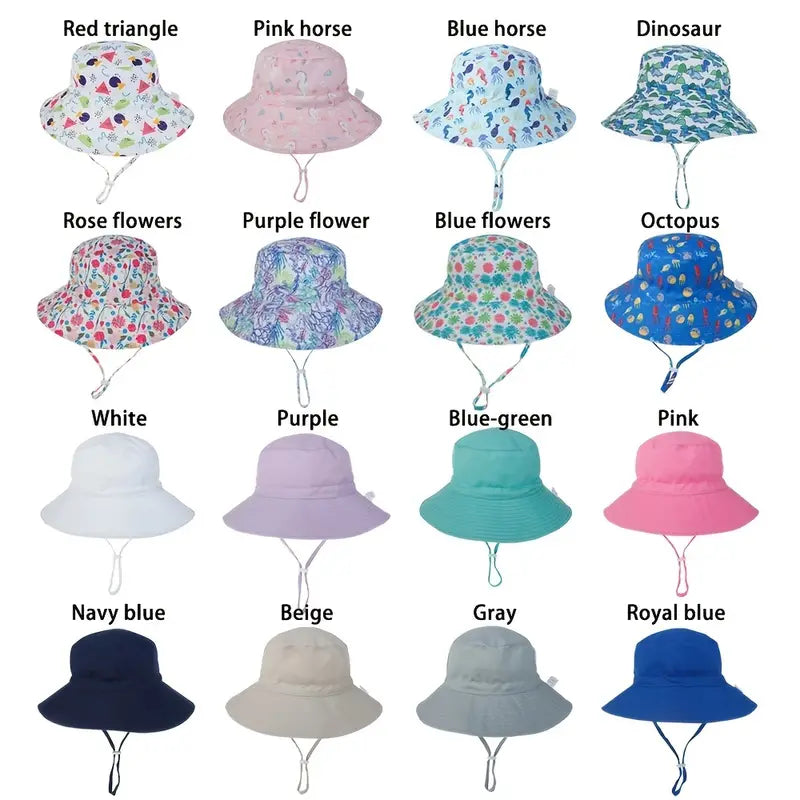 Summer Baby Anti UV Bucket Cap Sports & Outdoors - DailySale