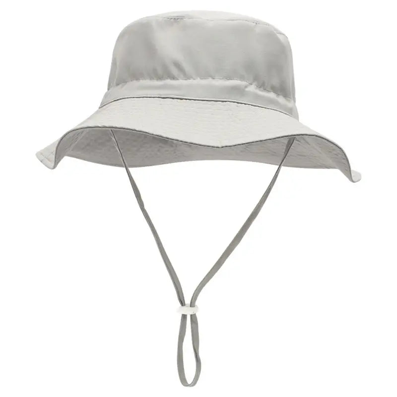 Summer Baby Anti UV Bucket Cap Sports & Outdoors Gray 6-36 Months Baby - DailySale