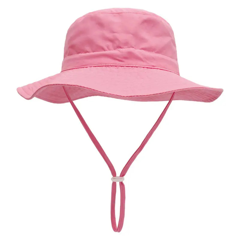 Summer Baby Anti UV Bucket Cap Sports & Outdoors Pink 6-36 Months Baby - DailySale