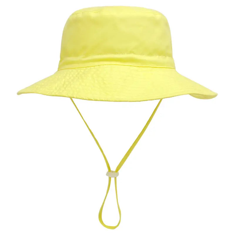 Summer Baby Anti UV Bucket Cap Sports & Outdoors Yellow 6-36 Months Baby - DailySale