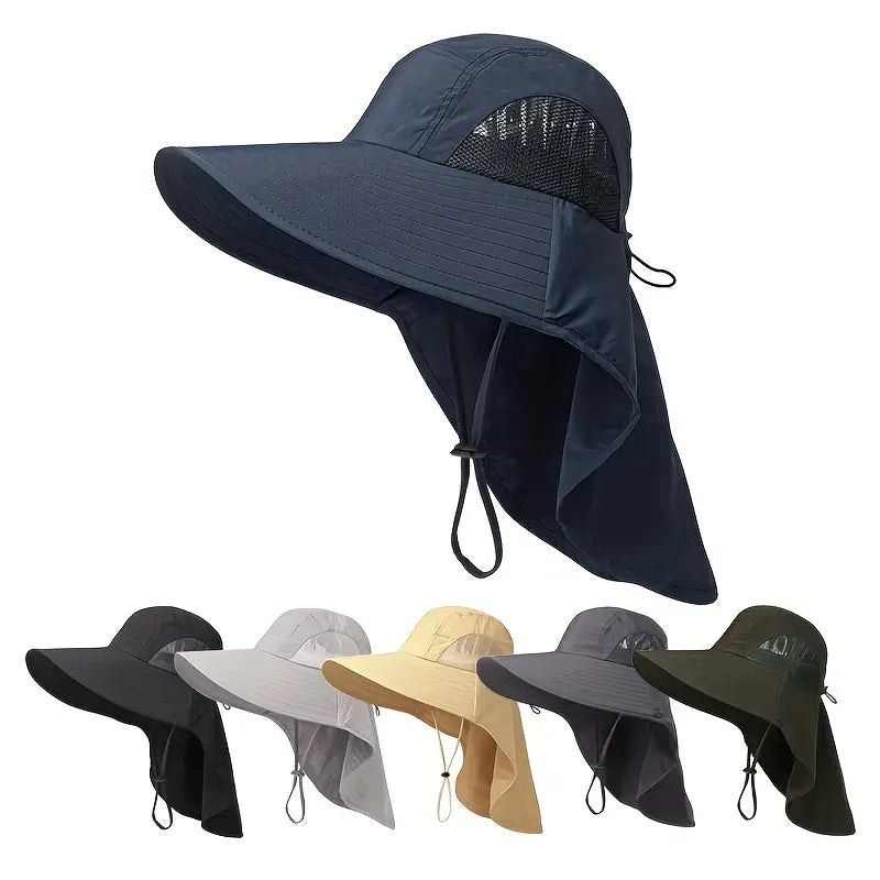 Summer Beach Neck Sunscreen Hat Sports & Outdoors - DailySale