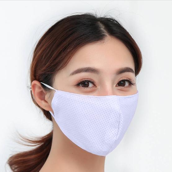 Summer Ice Cooling Adjustable Face Mask Face Masks & PPE White - DailySale