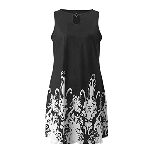 Summer Spring Floral Tunic Dress Women's Dresses - DailySale