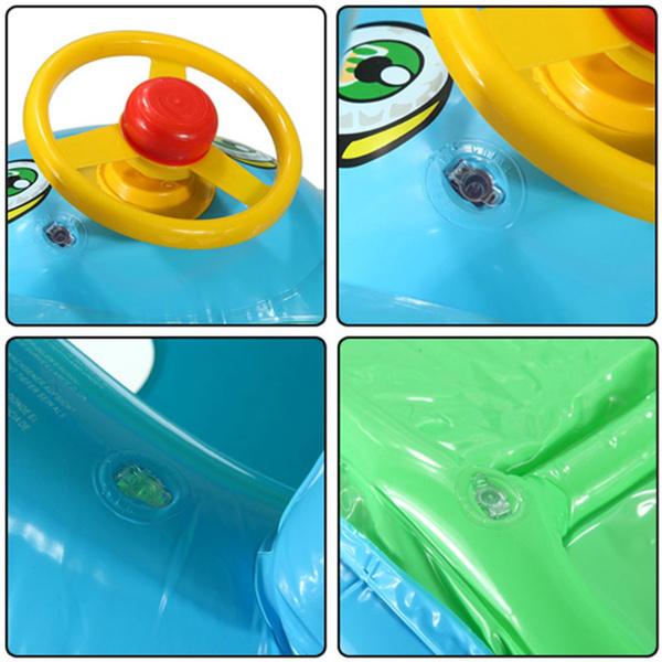 Summer Steering Wheel Sunshade Swim Ring Car Inflatable Baby Float Seat Boat Sports & Outdoors - DailySale