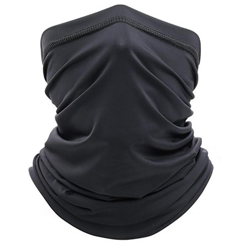 Sun Protection Cool Lightweight Neck Gaiter Face Scarf Sports & Outdoors Black - DailySale