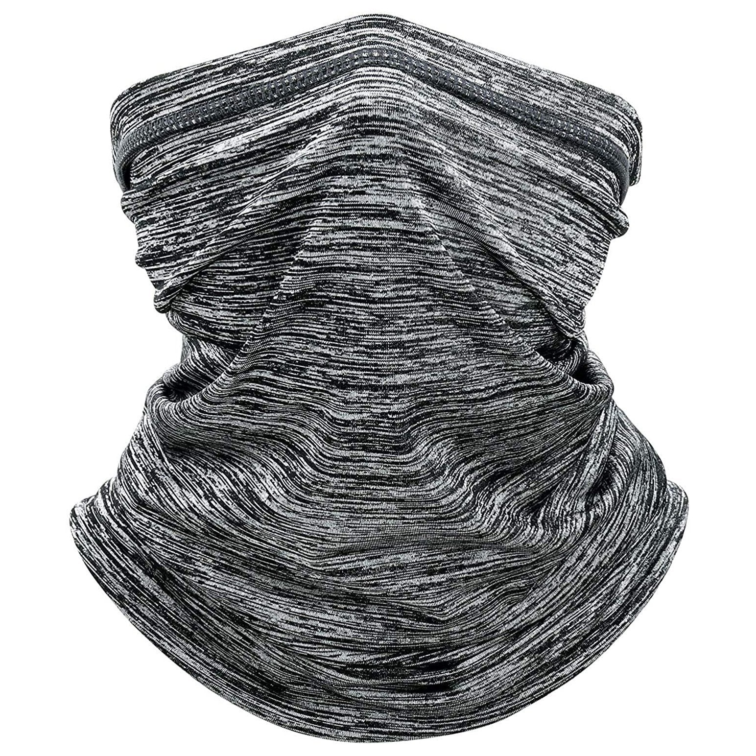 Sun Protection Cool Lightweight Neck Gaiter Face Scarf Sports & Outdoors Light Gray - DailySale