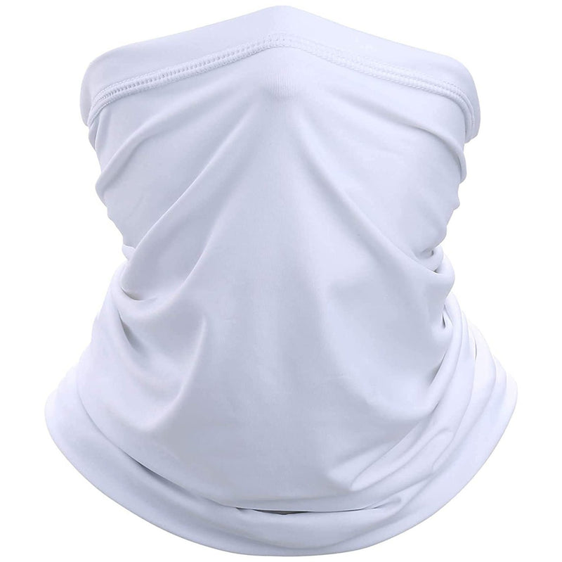 Sun Protection Cool Lightweight Neck Gaiter Face Scarf Sports & Outdoors White - DailySale