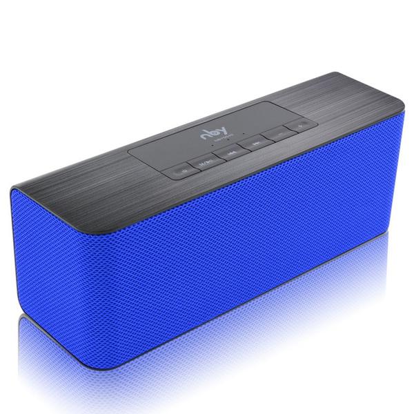 Super Bass Bluetooth Speaker With FM Radio Speakers Blue - DailySale