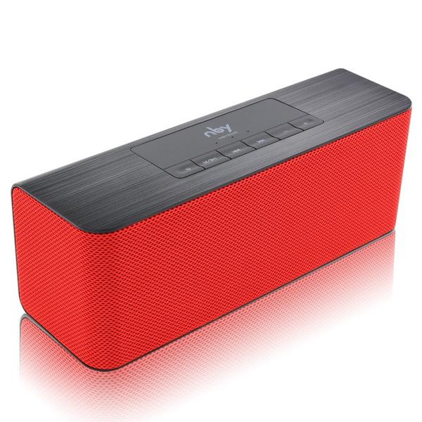 Super Bass Bluetooth Speaker With FM Radio Speakers Red - DailySale