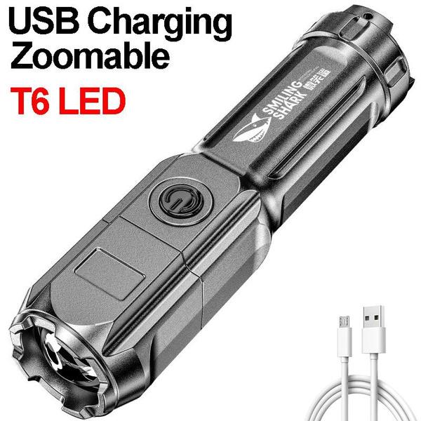 Super Bright ABS Strong Light Focusing Led Flashlight Sports & Outdoors - DailySale