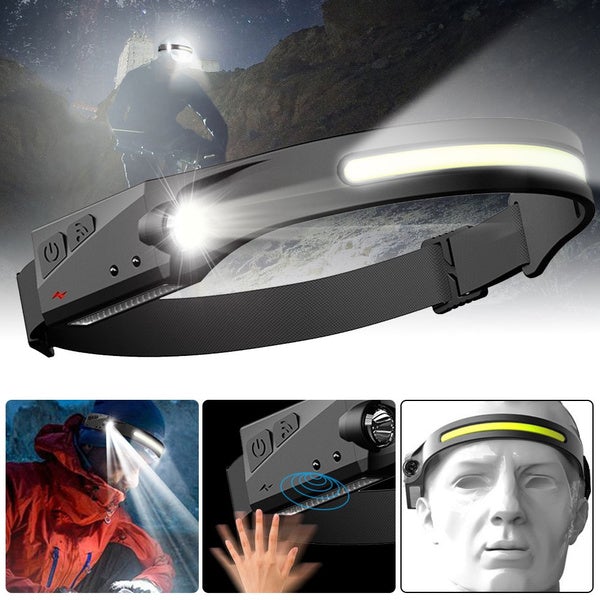 Super Bright LED Headlamp Flashlight Rechargeable Sports & Outdoors - DailySale