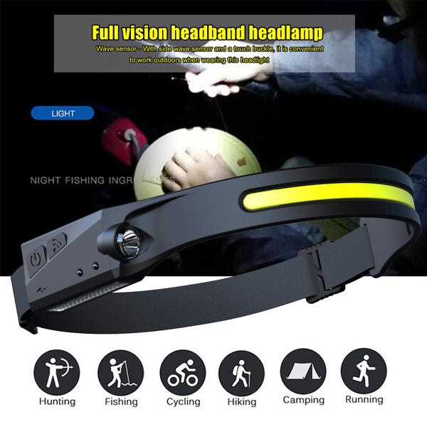 Super Bright LED Headlamp Flashlight Rechargeable Sports & Outdoors - DailySale