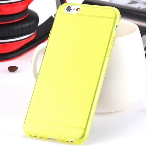 Super Flexible Clear TPU Case For iPhone 6/6s or iPhone 6/6s Plus Phones & Accessories Yellow iPhone 6 - DailySale