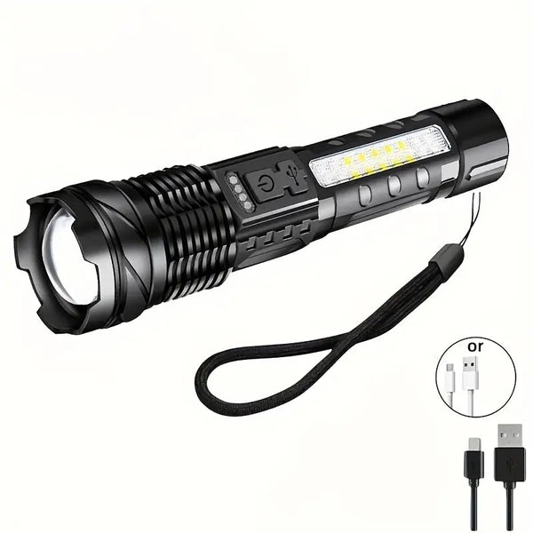 Super Powerful Rechargeable Torch Flood Light Sports & Outdoors - DailySale