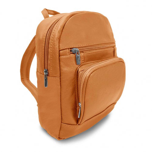 Super Soft Genuine Leather Backpack Bags & Travel Light Brown - DailySale