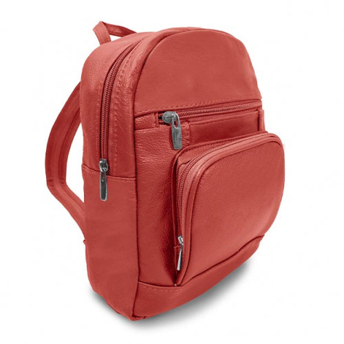 Super Soft Genuine Leather Backpack Bags & Travel Red - DailySale