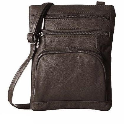 Super Soft Leather Plus Size Crossbody Bag in coffee, available at Dailysale