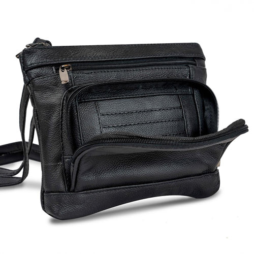 Super Soft Leather Wide Crossbody Bag Bags & Travel - DailySale