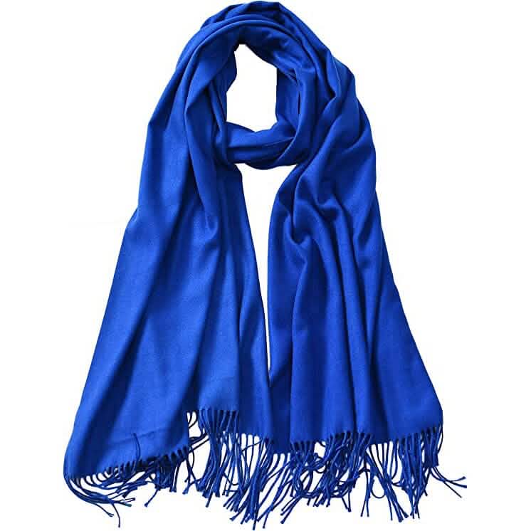 Super Soft Long Cashmere Wool Scarfs - Assorted Styles Women's Shoes & Accessories Dark Blue - DailySale