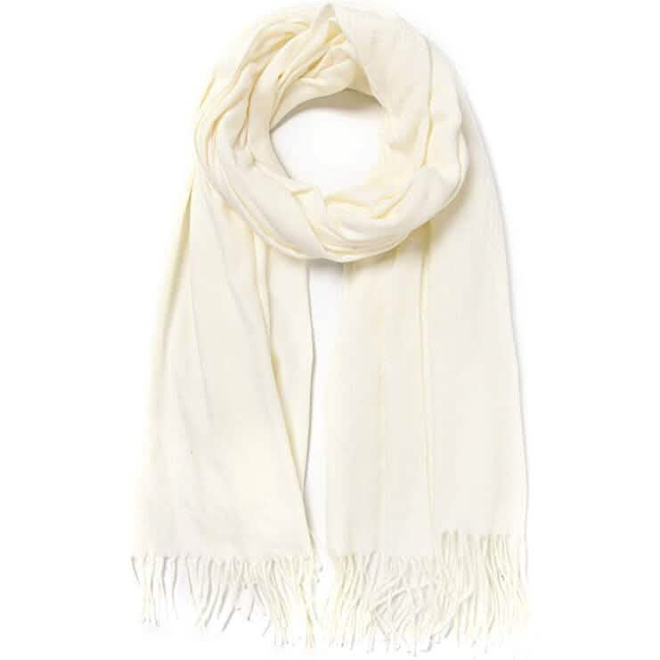 Super Soft Long Cashmere Wool Scarfs - Assorted Styles Women's Shoes & Accessories White - DailySale