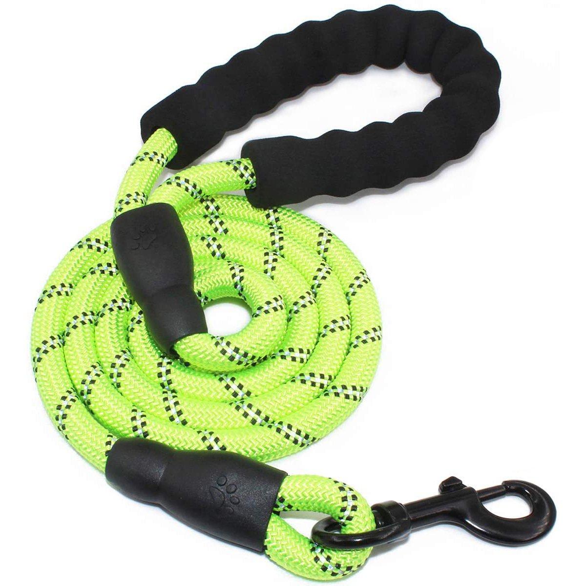 Super Strong Dog Leash with Padded Handle Pet Supplies Green - DailySale