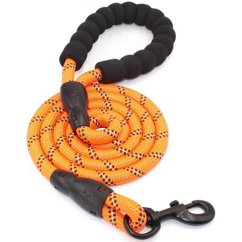 Super Strong Dog Leash with Padded Handle Pet Supplies Orange - DailySale
