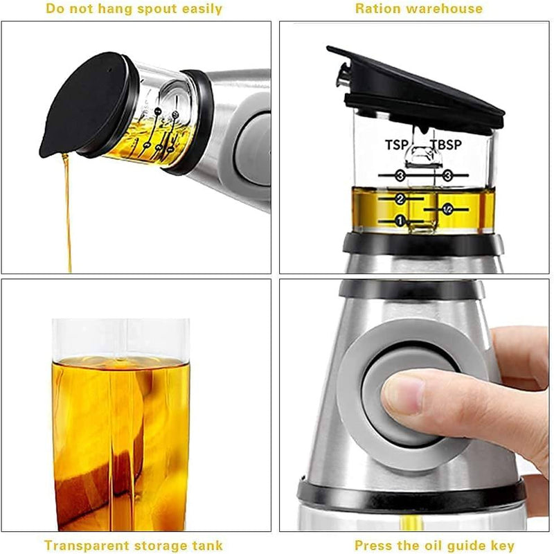 Superior Glass Oil and Vinegar Dispenser Kitchen Tools & Gadgets - DailySale