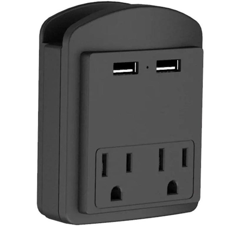 Surge Protector 2 Wall Outlets and 2 USB Ports