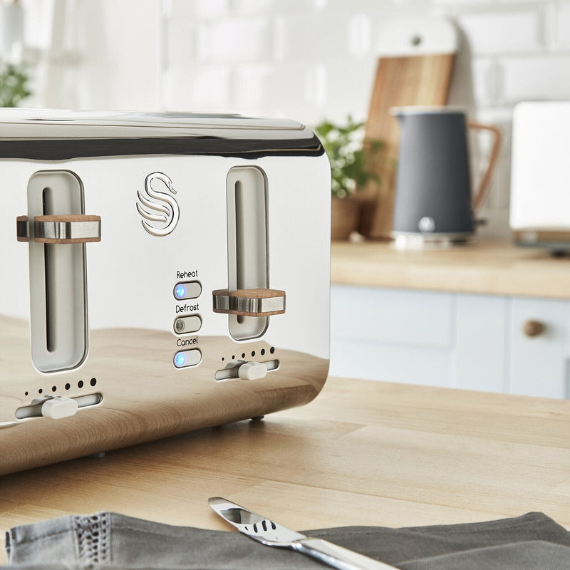 Swan Nordic 4 Slice Toaster Kitchen Appliances - DailySale