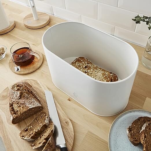 Swan Nordic Bread Bin & Cutting Board Kitchen Storage - DailySale