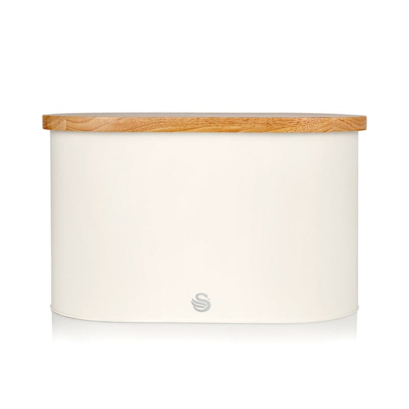 Swan Nordic Bread Bin & Cutting Board Kitchen Storage White - DailySale