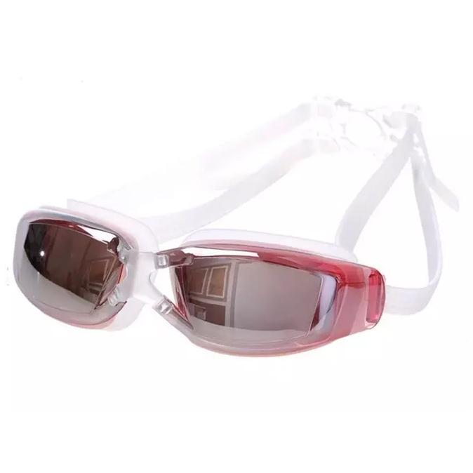 Swimming Goggles No Leaking Anti Fog UV Protection Sports & Outdoors Pink - DailySale