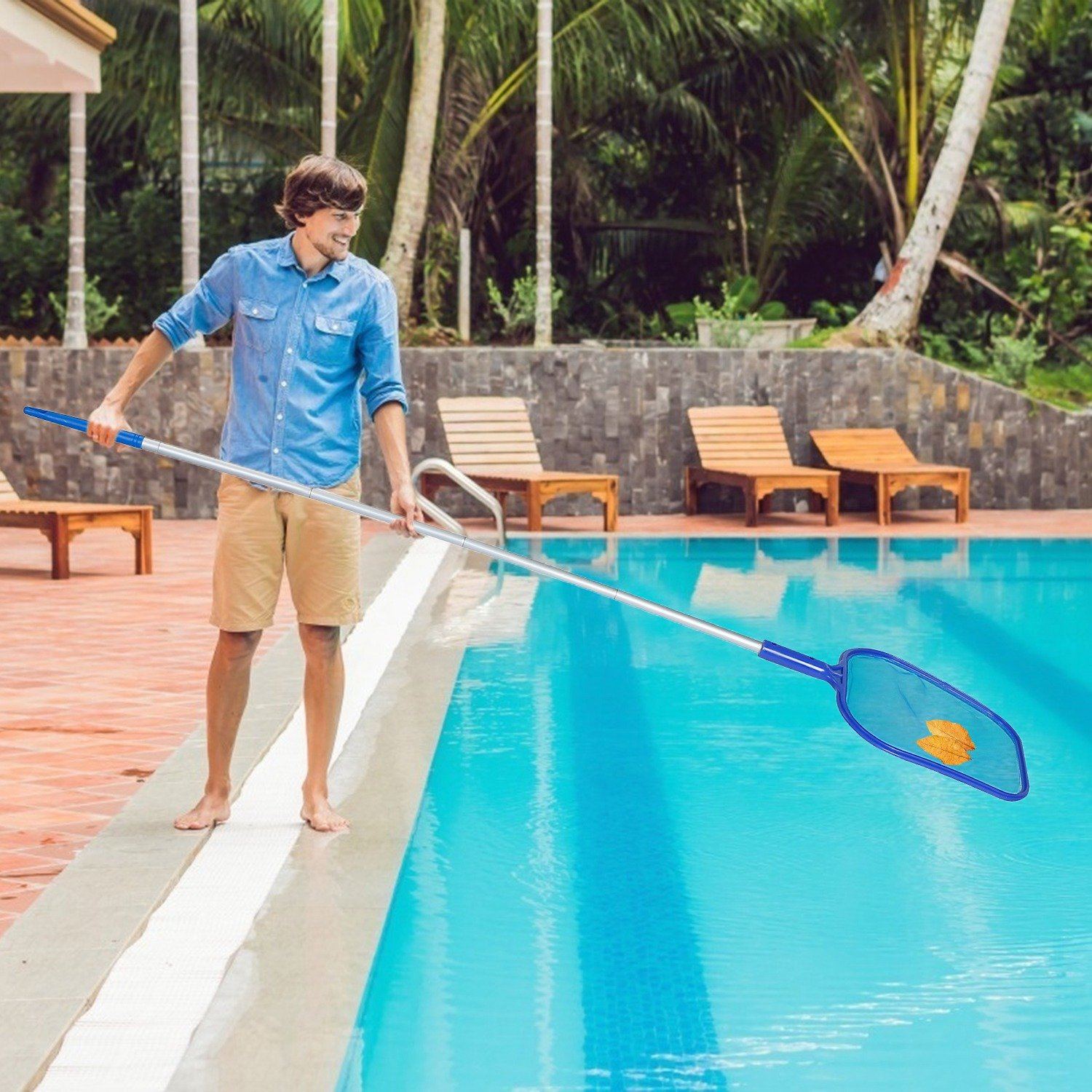 Swinging Pool Skimmer Cleaner Mesh Net Everything Else - DailySale