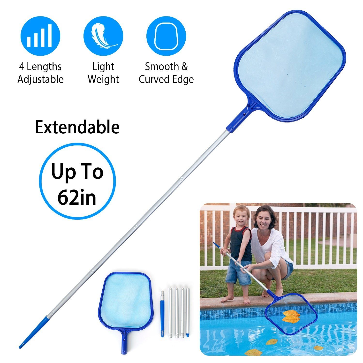 Swinging Pool Skimmer Cleaner Mesh Net Everything Else - DailySale