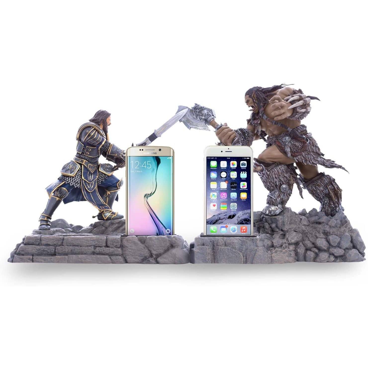 Swordfish Tech Warcraft, Lothar Statue Phone Charging Dock Mobile Accessories - DailySale