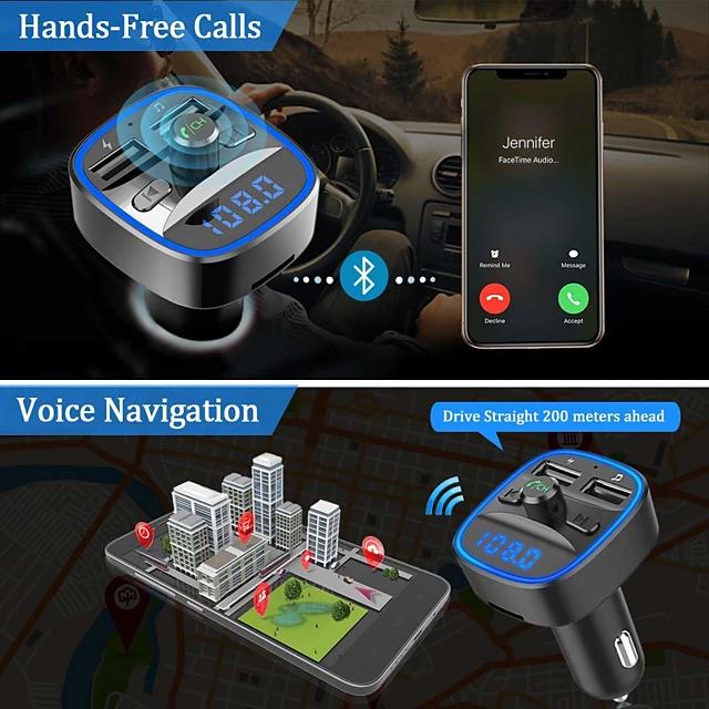 T25 Bluetooth 5.0 Car FM Transmitter