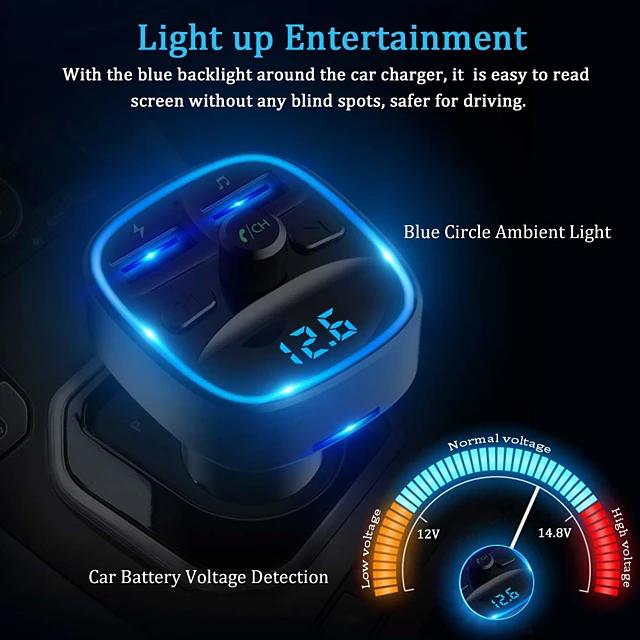 T25 Bluetooth 5.0 Car FM Transmitter Automotive - DailySale