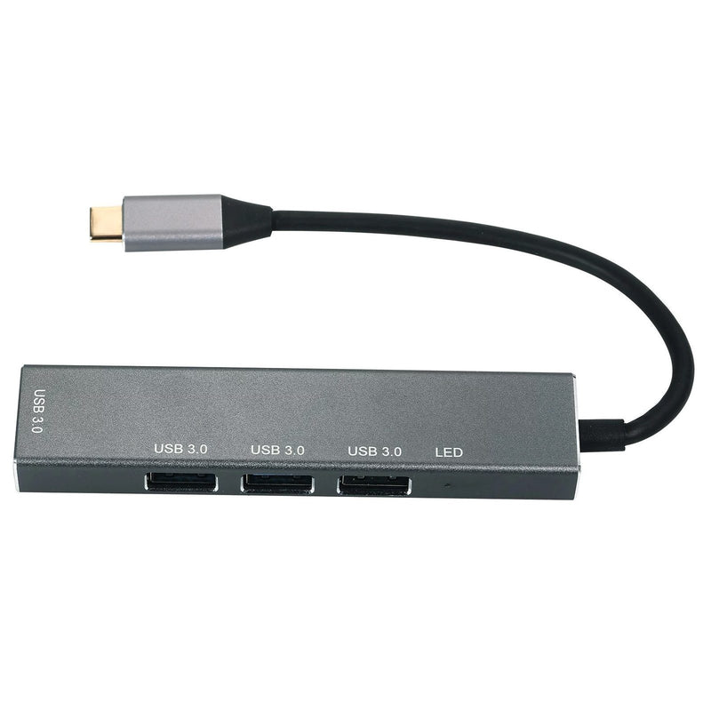 T304 4-in-1 Hub Type C to USB3.0*4 Intelligent USB Hub Multi-Port Adapter Computer Accessories - DailySale