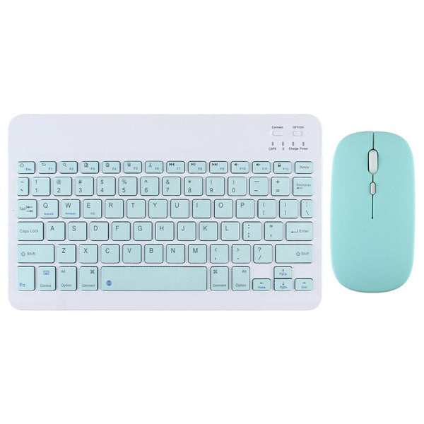 Tablet Wireless Keyboard and Mouse for iPad Computer Accessories Light Green - DailySale